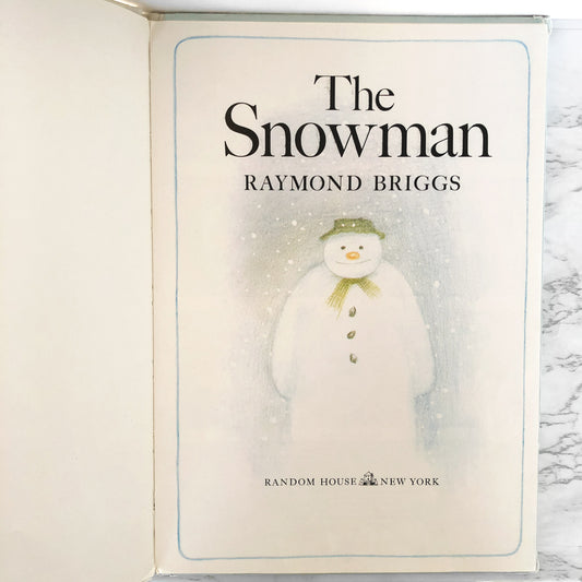 The Snowman by Raymond Briggs [FIRST EDITION / FIRST PRINTING] 1978