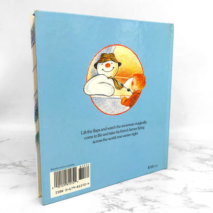The Snowman Flap Book by Raymond Briggs [FIRST EDITION • FIRST PRINTING] 1990
