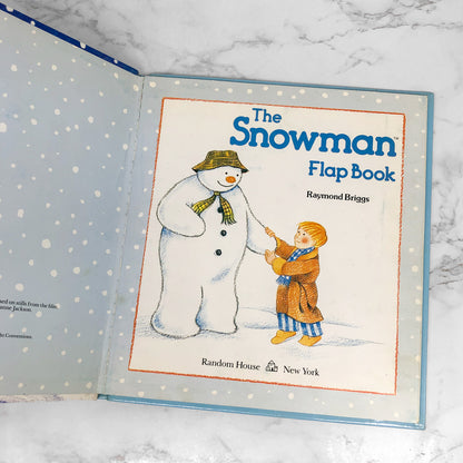 The Snowman Flap Book by Raymond Briggs [FIRST EDITION • FIRST PRINTING] 1990