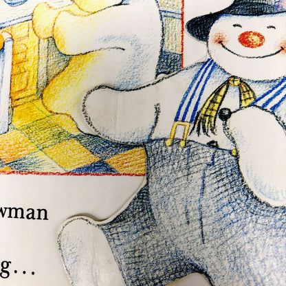The Snowman Flap Book by Raymond Briggs [FIRST EDITION • FIRST PRINTING] 1990