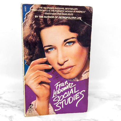 Social Studies by Fran Lebowitz [FIRST PAPERBACK PRINTING] 1982 • Pocket Books