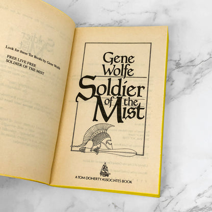 Soldier of the Mist by Gene Wolfe [FIRST PAPERBACK PRINTING] 1987