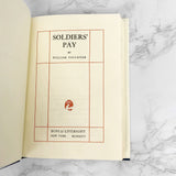 Soldiers' Pay by William Faulkner [FIRST EDITION FACSIMILE] 1954