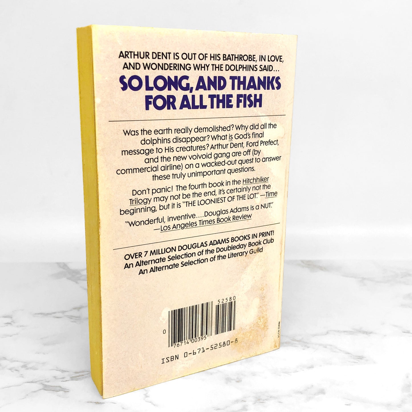 So Long and Thanks For All the Fish by Douglas Adams [FIRST PAPERBACK EDITION] 1985