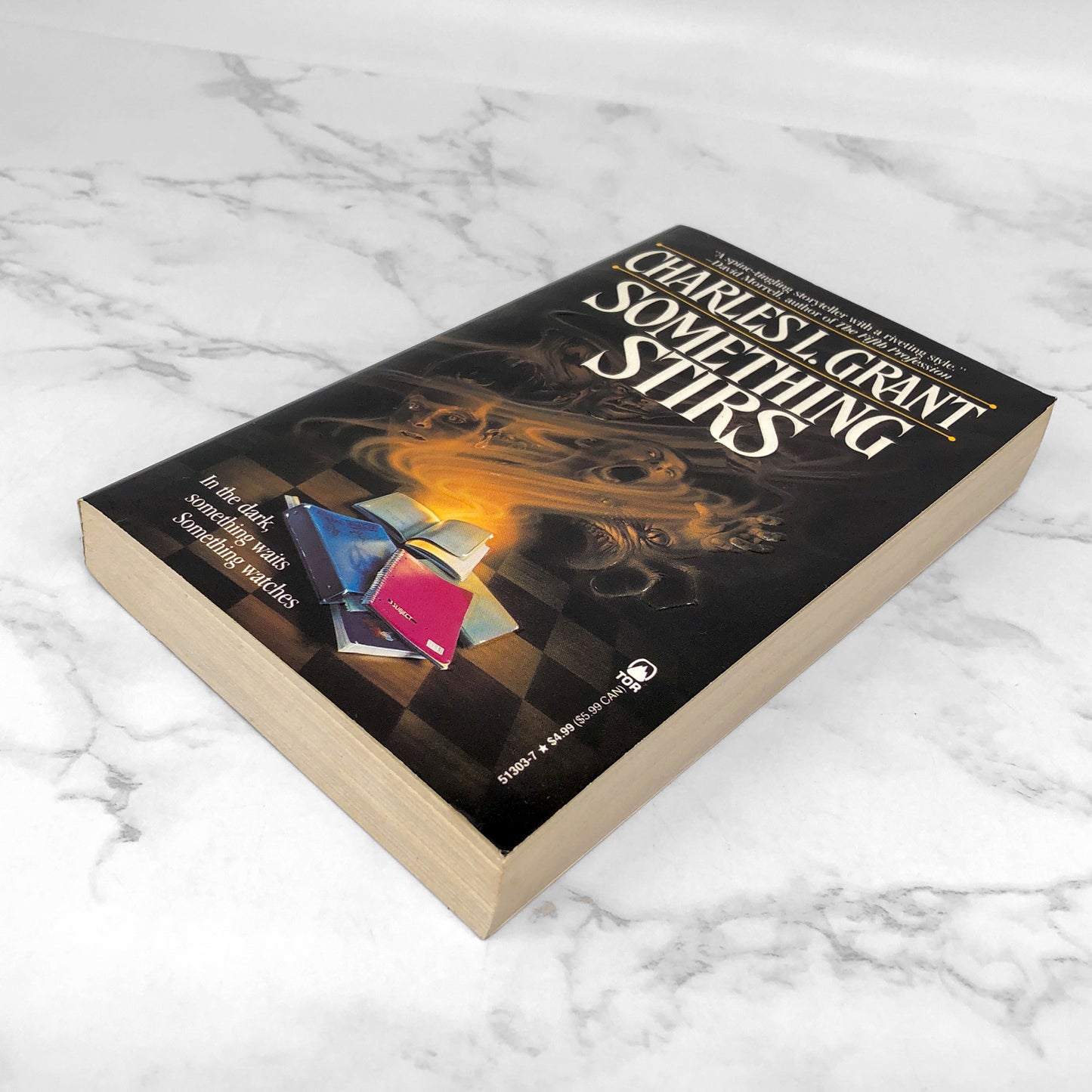 Something Stirs by Charles L. Grant [FIRST PAPERBACK PRINTING] 1993 • TOR Horror