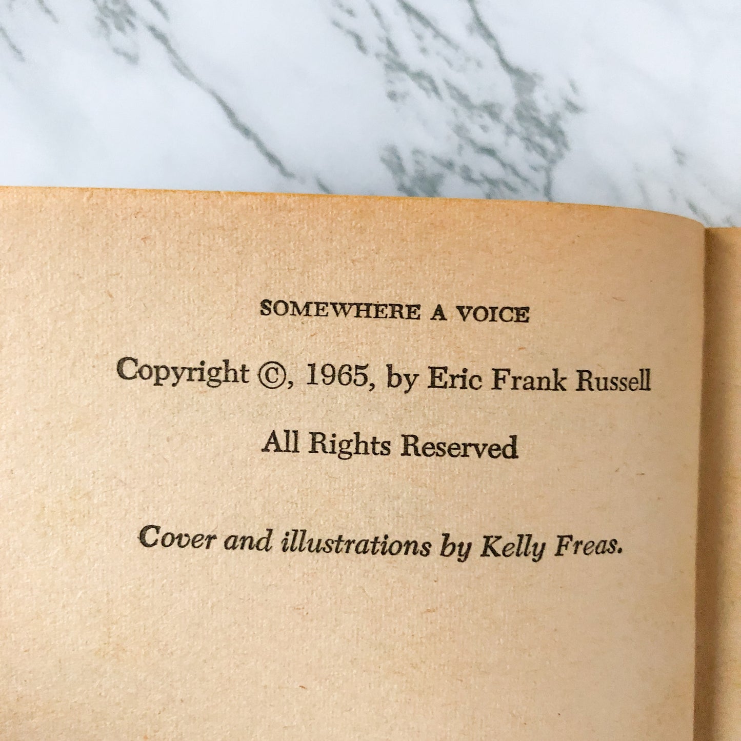 Somewhere a Voice by Eric Frank Russell [1965 PAPERBACK] - Bookshop Apocalypse