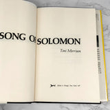 Song of Solomon by Toni Morrison [FIRST EDITION] 17th Printing ❧ 1996