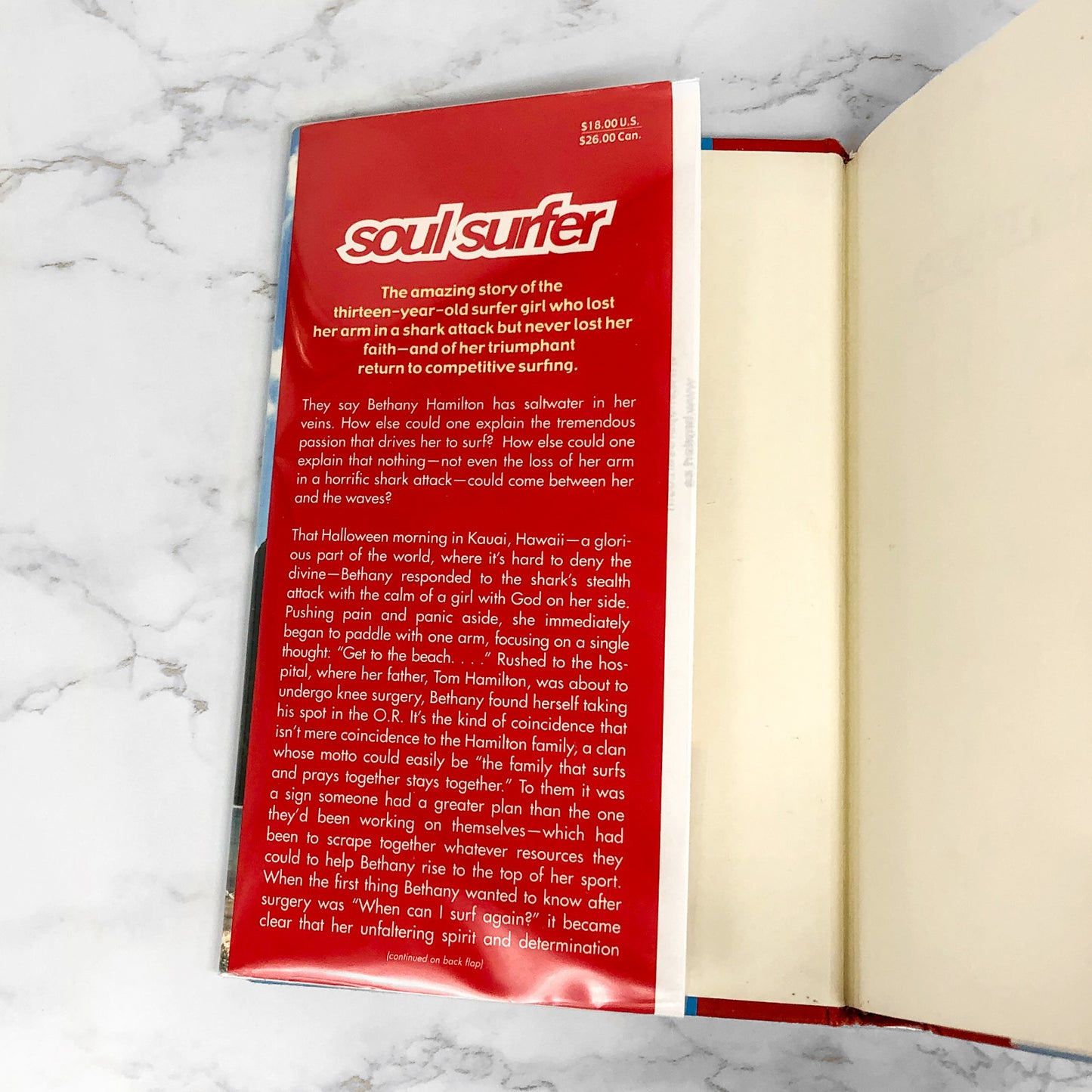 Soul Surfer by Bethany Hamilton [FIRST EDITION • FIRST PRINTING] 2004