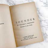 Sounder by William H. Armstrong [FIRST PAPERBACK PRINTING] 1972
