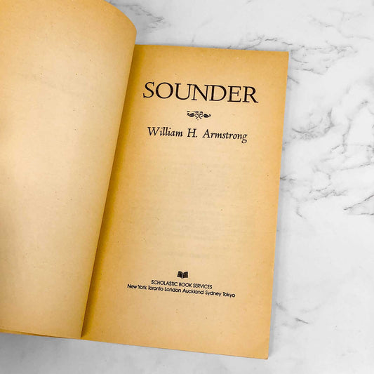 Sounder by William H. Armstrong [MOVIE TIE-IN PAPERBACK] 1972 • Scholastic