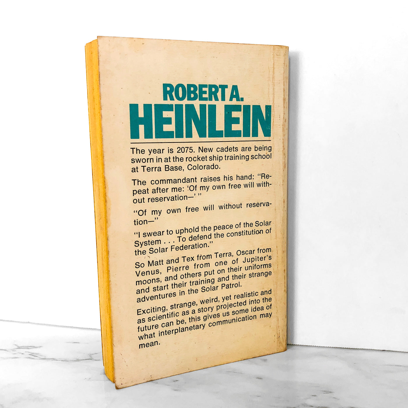 Space Cadet by Robert A. Heinlein [1948 PAPERBACK]