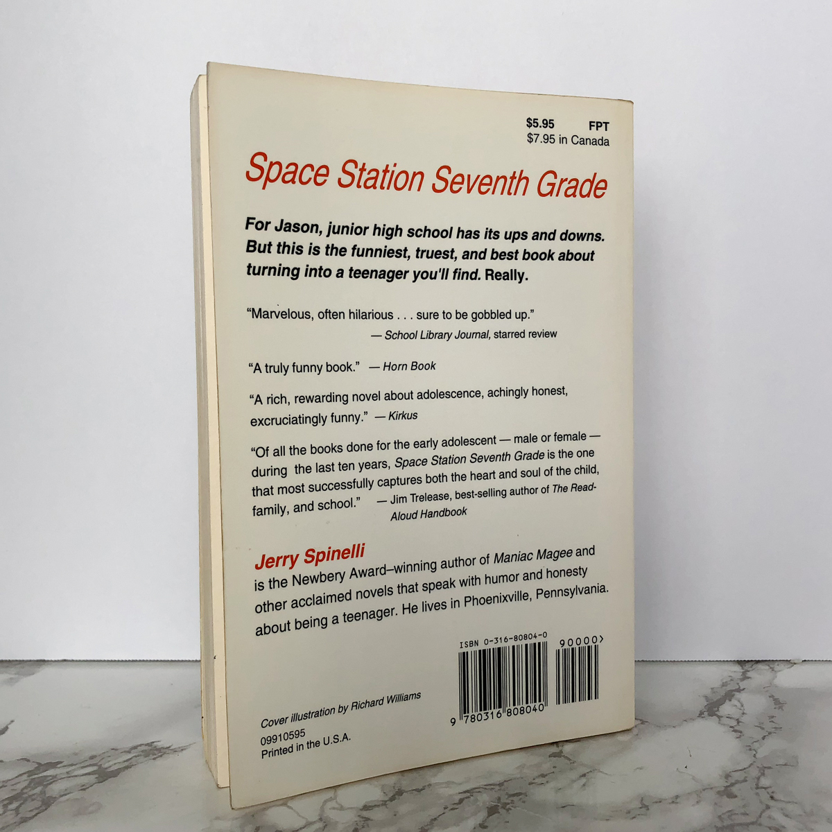 Space Station Seventh Grade by Jerry Spinelli [1982 PAPERBACK] - Bookshop Apocalypse