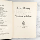 Speak, Memory: An Autobiography Revisited by Vladimir Nabokov [FIRST REVISED EDITION / 1966]