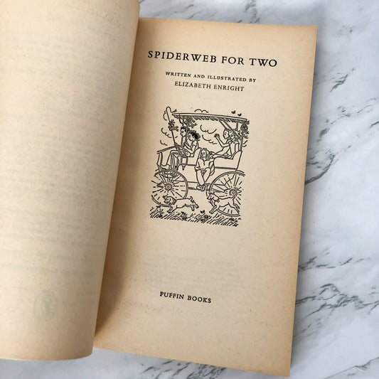 Spiderweb For Two by Elizabeth Enright [1975 UK PAPERBACK] - Bookshop Apocalypse