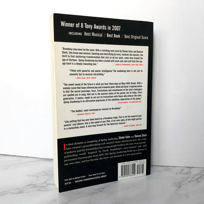 Spring Awakening by Steven Sater & Duncan Sheik [TRADE PAPERBACK] - Bookshop Apocalypse