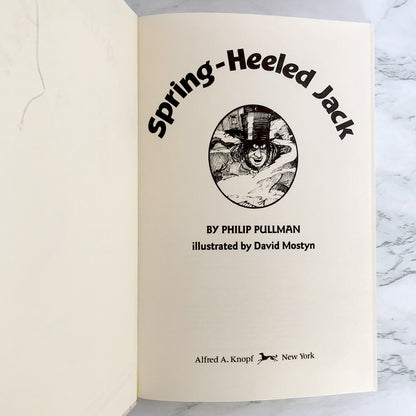 Spring Heeled Jack by Philip Pullman [U.S. FIRST EDITION / FIRST PRINTING] 1991 • Knopf