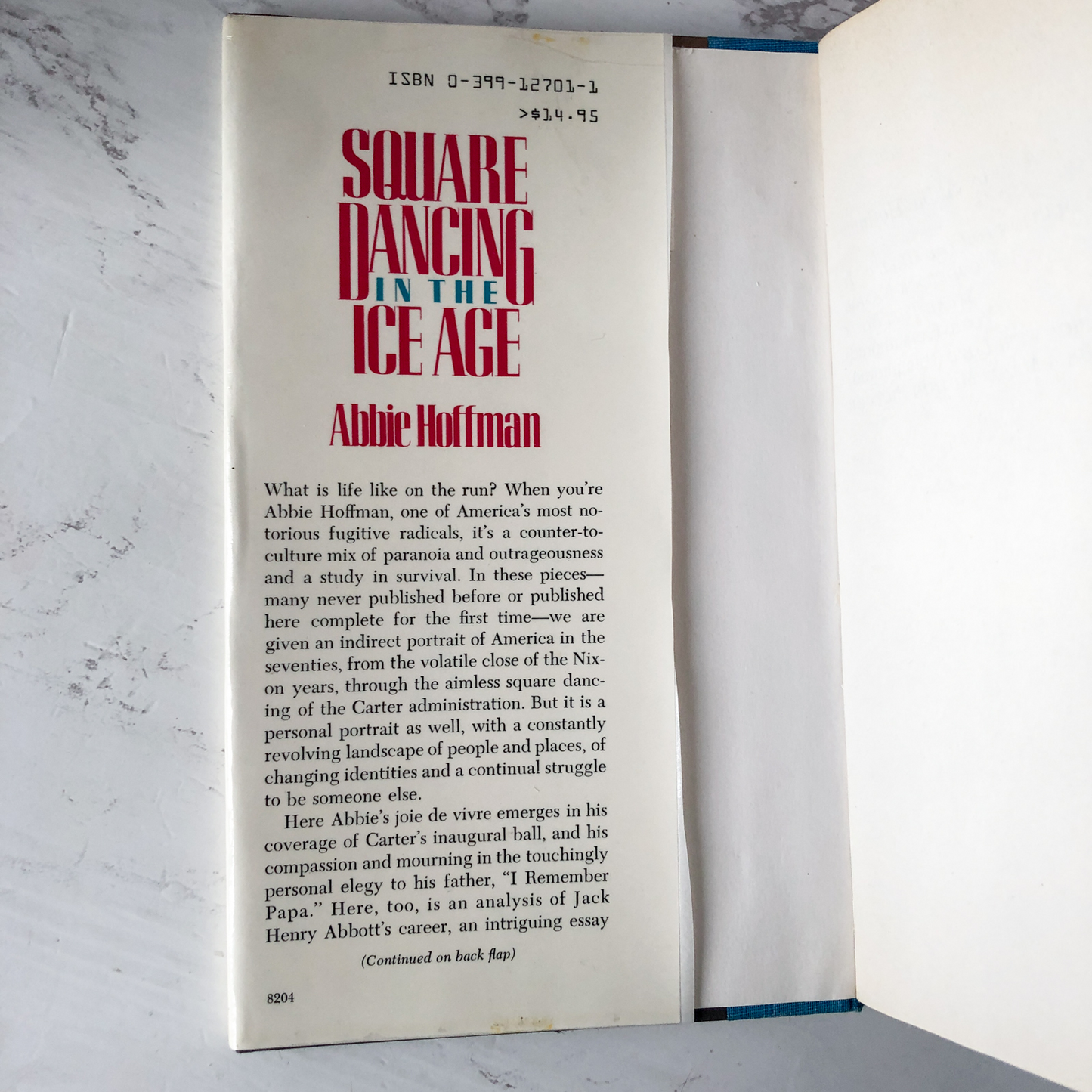 Square Dancing in the Ice Age by Abbie Hoffman [FIRST EDITION] - Bookshop Apocalypse