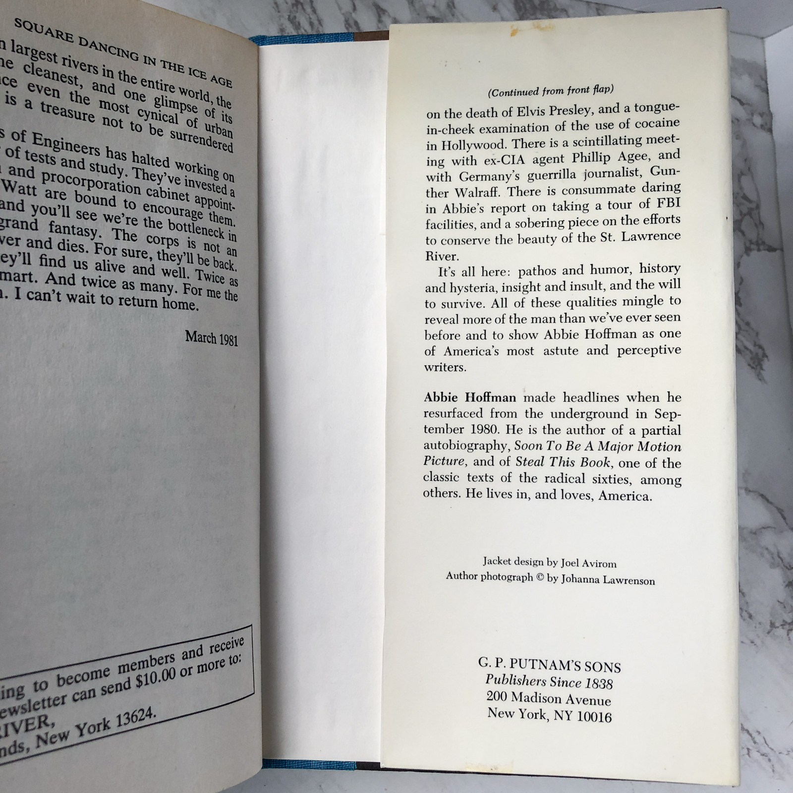 Square Dancing in the Ice Age by Abbie Hoffman [FIRST EDITION] - Bookshop Apocalypse