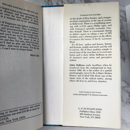 Square Dancing in the Ice Age by Abbie Hoffman [FIRST EDITION] - Bookshop Apocalypse