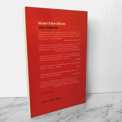 Stage Directions by John Gielgud [1979 TRADE PAPERBACK] - Bookshop Apocalypse