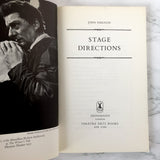 Stage Directions by John Gielgud [1979 TRADE PAPERBACK] - Bookshop Apocalypse