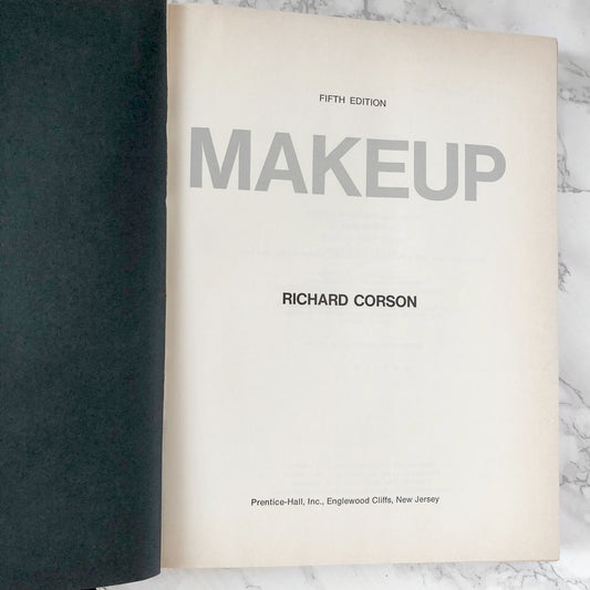 Stage Makeup by Richard Corson [FIFTH EDITION HARDCOVER / 1975]