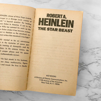 The Star Beast by Robert A. Heinlein [1954 PAPERBACK]