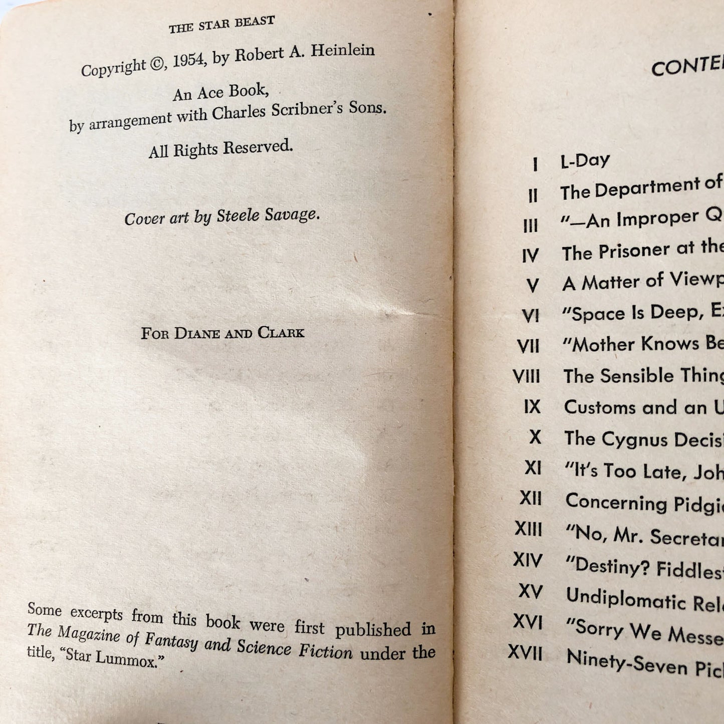 The Star Beast by Robert A. Heinlein [1954 PAPERBACK]