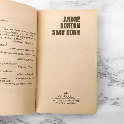 Star Born by Andre Norton [1957 PAPERBACK]