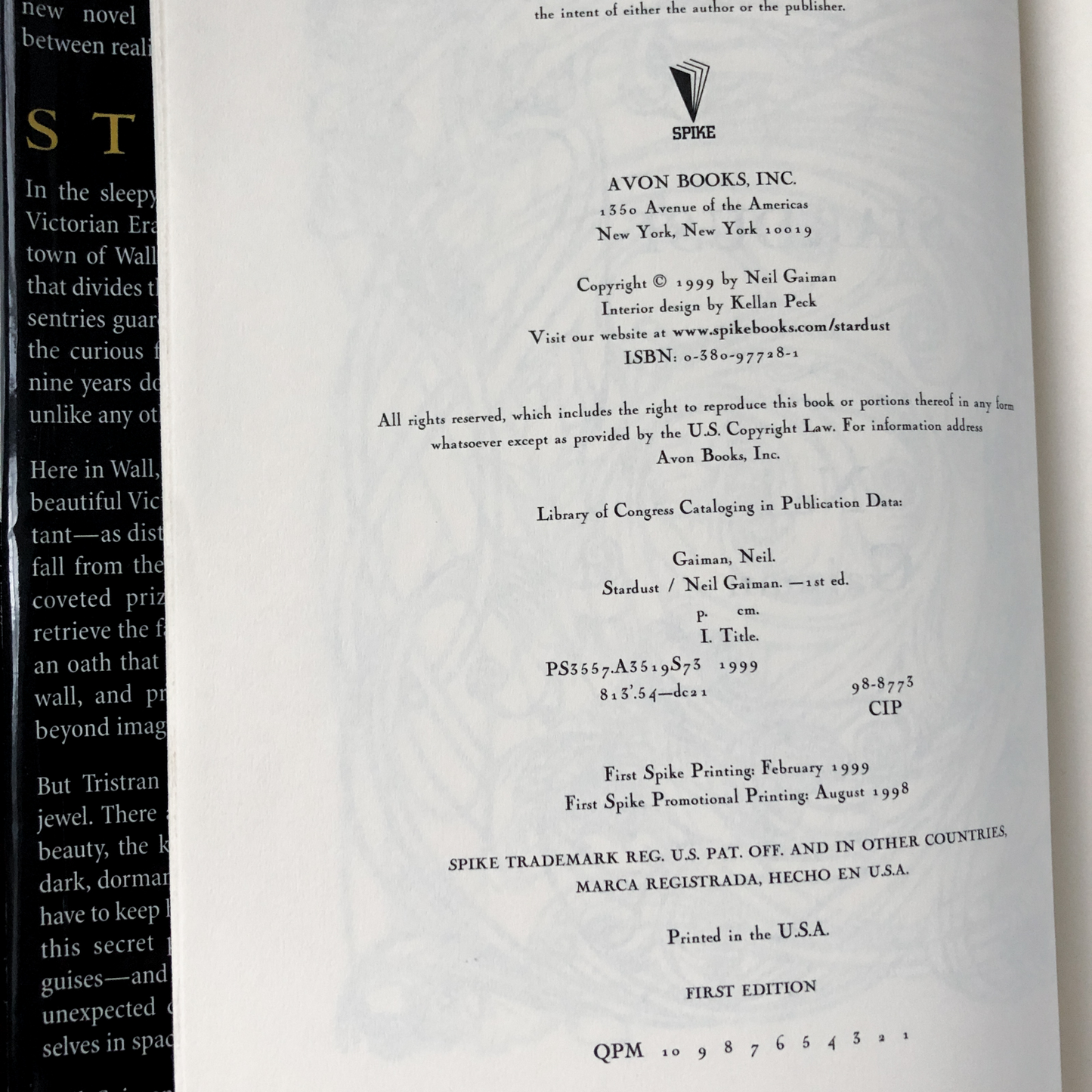 Stardust by Neil Gaiman [US FIRST EDITION / FIRST PRINTING] - Bookshop Apocalypse