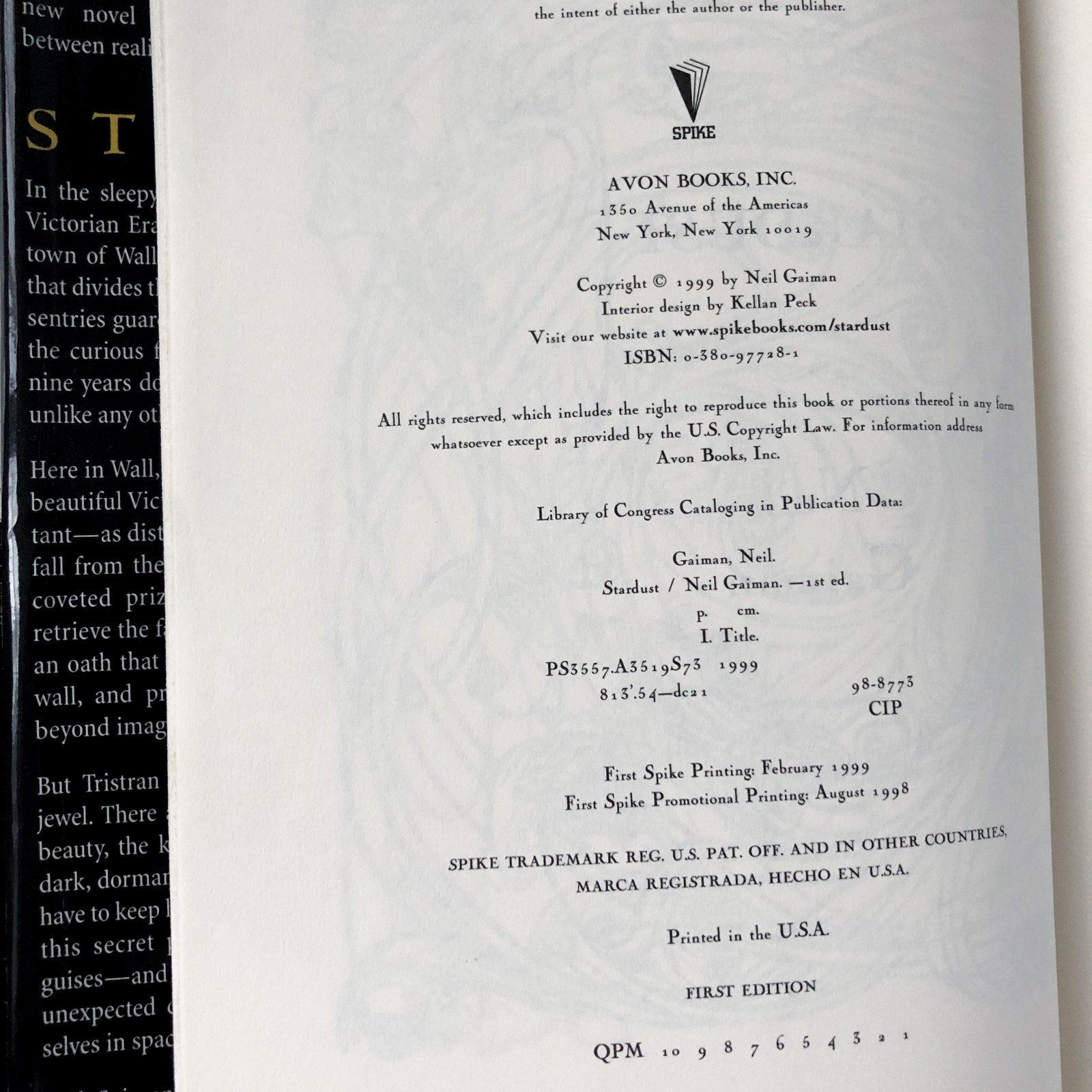 Stardust by Neil Gaiman [US FIRST EDITION / FIRST PRINTING] - Bookshop Apocalypse