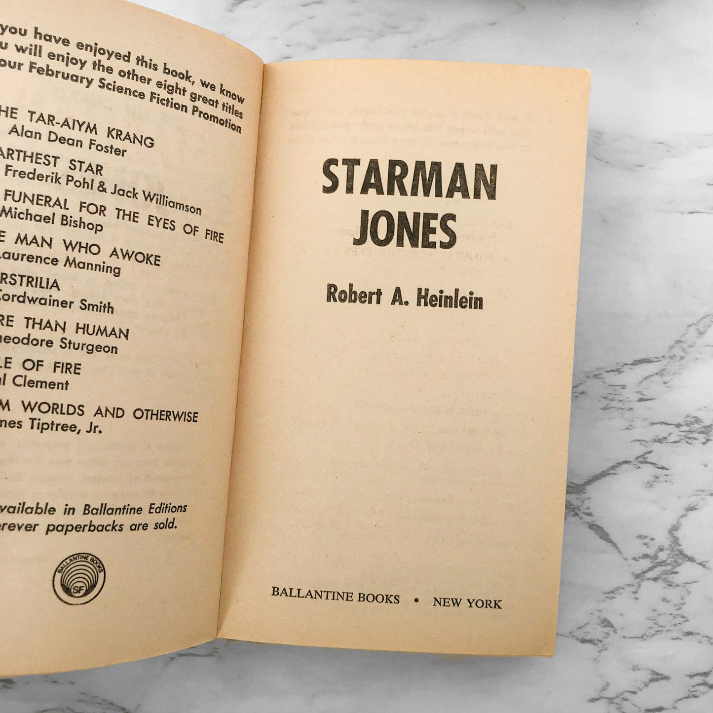 Starman Jones by Robert Heinlein [1975 PAPERBACK]