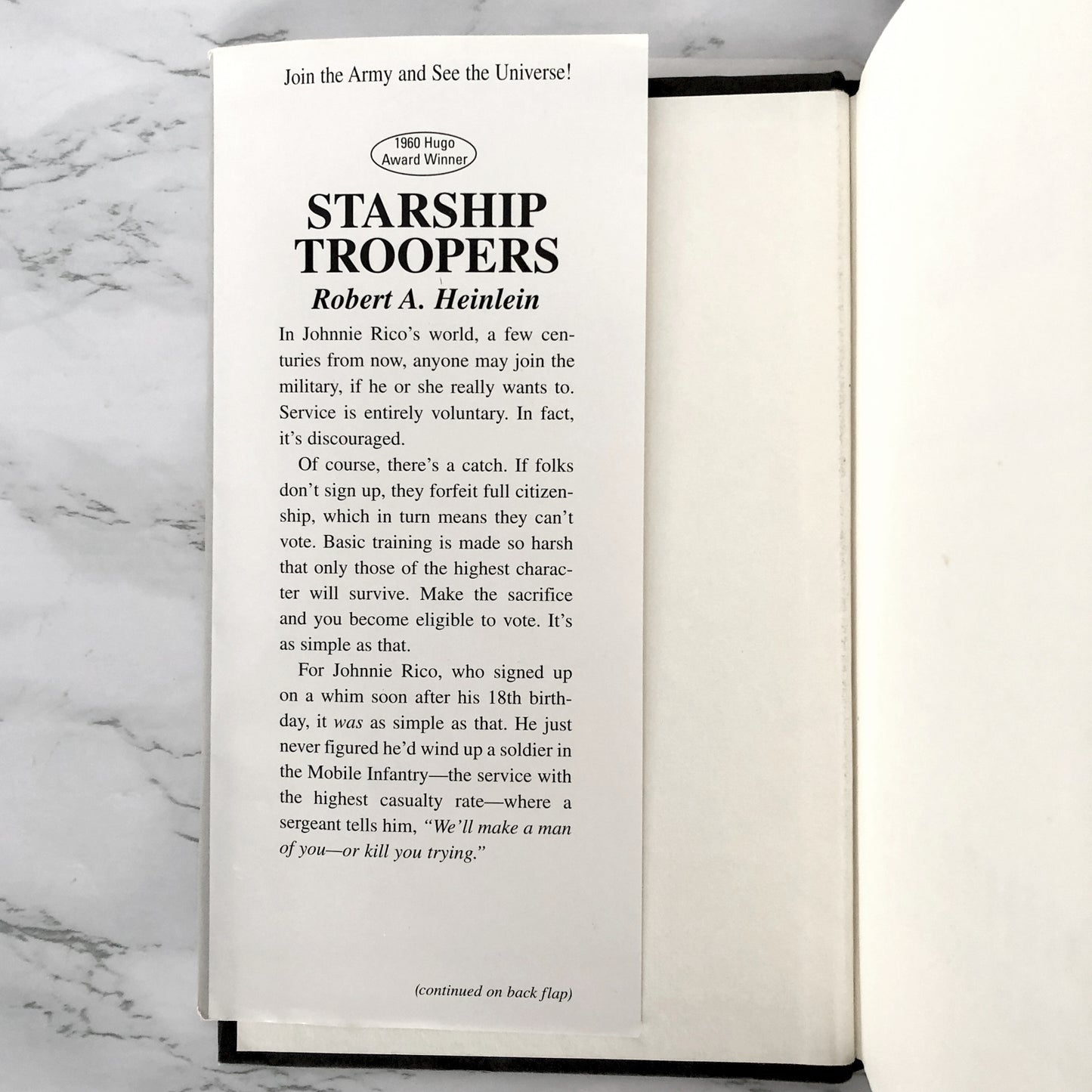 Starship Troopers by Robert A. Heinlein [ACE SFBC HARDCOVER / 1997]