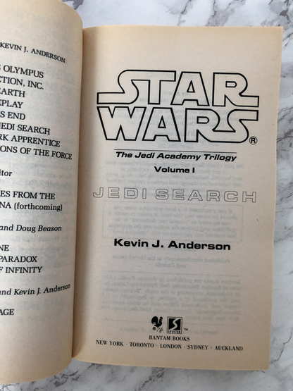 Star Wars: The Jedi Academy Trilogy by Kevin J. Anderson SIGNED! [3 PAPERBACK SET] - Bookshop Apocalypse