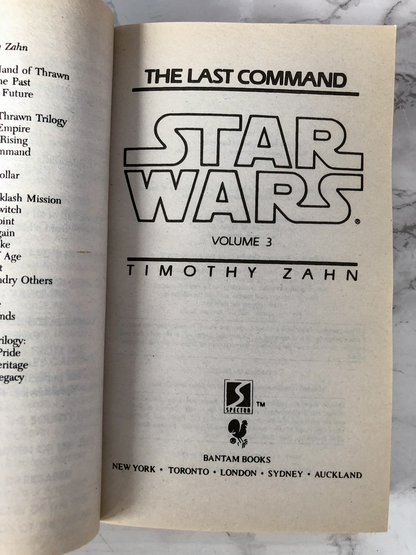 Star Wars: The Thrawn Trilogy by Timothy Zahn [3 PAPERBACK SET] - Bookshop Apocalypse