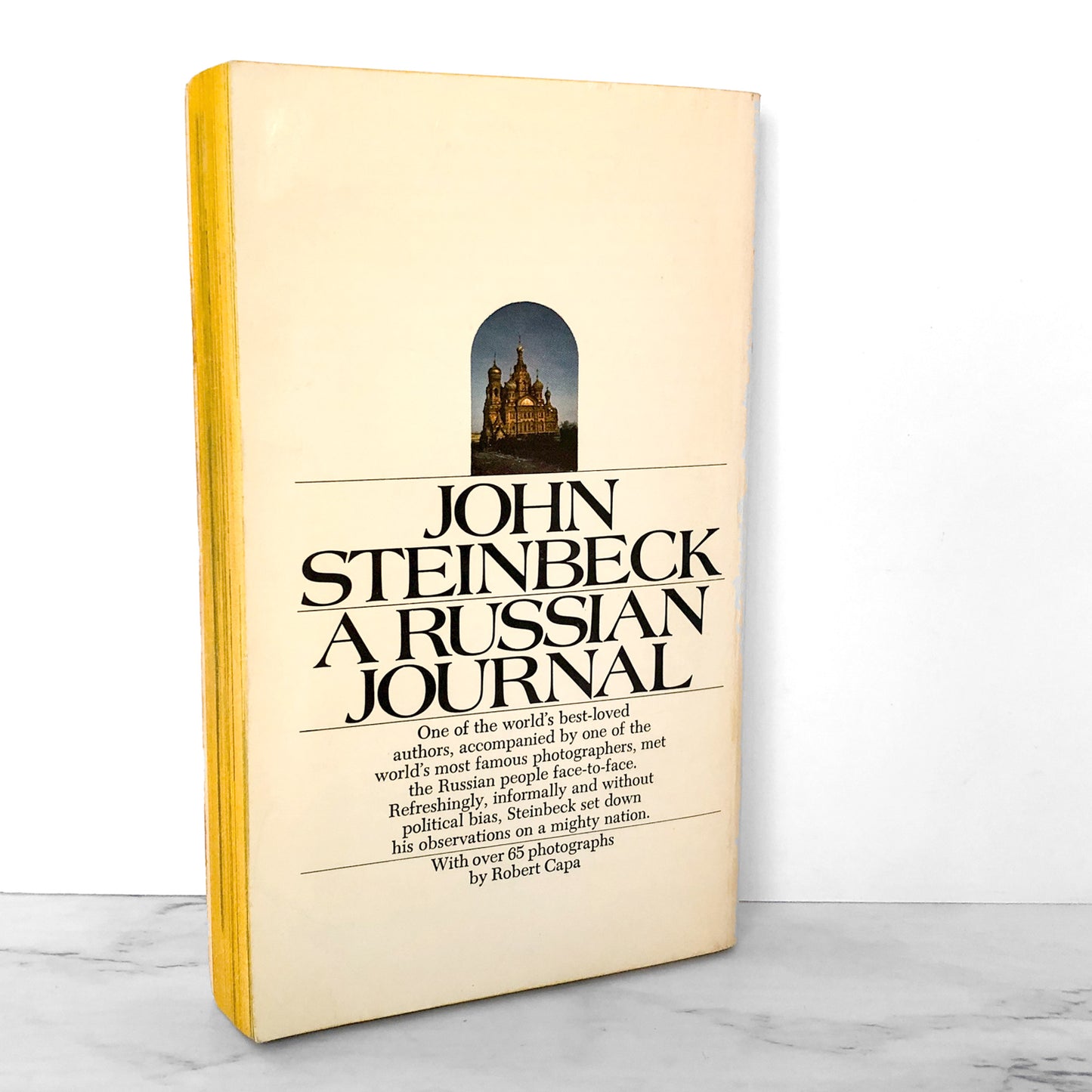 A Russian Journal by John Steinbeck w. pictures by Robert Capa [1970 PAPERBACK]