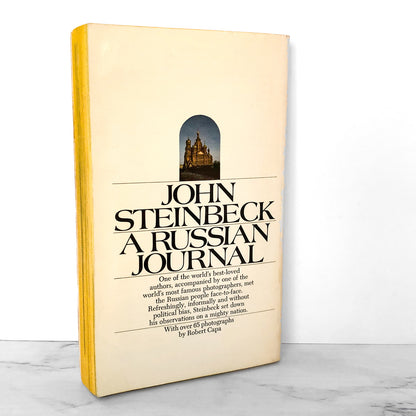 A Russian Journal by John Steinbeck w. pictures by Robert Capa [1970 PAPERBACK]