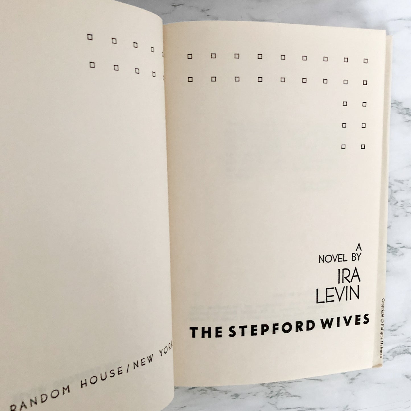 The Stepford Wives by Ira Levin [FIRST BOOK CLUB EDITION / 1972]