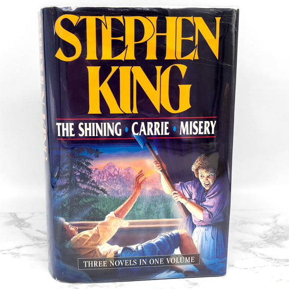 3 Novels: The Shining, Carrie & Misery by Stephen King [U.K. FIRST EDITION OMNIBUS] 1992