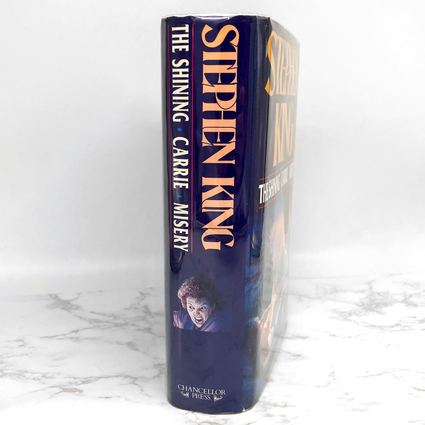 3 Novels: The Shining, Carrie & Misery by Stephen King [U.K. FIRST EDITION OMNIBUS] 1992
