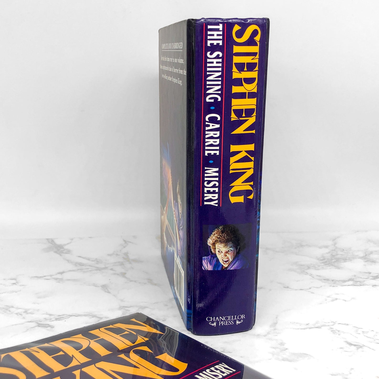 3 Novels: The Shining, Carrie & Misery by Stephen King [U.K. FIRST EDITION OMNIBUS] 1992