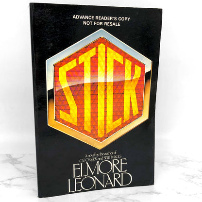 Stick by Elmore Leonard [ADVANCE READER'S COPY] 1983 • Uncorrected Proof • Arbor House