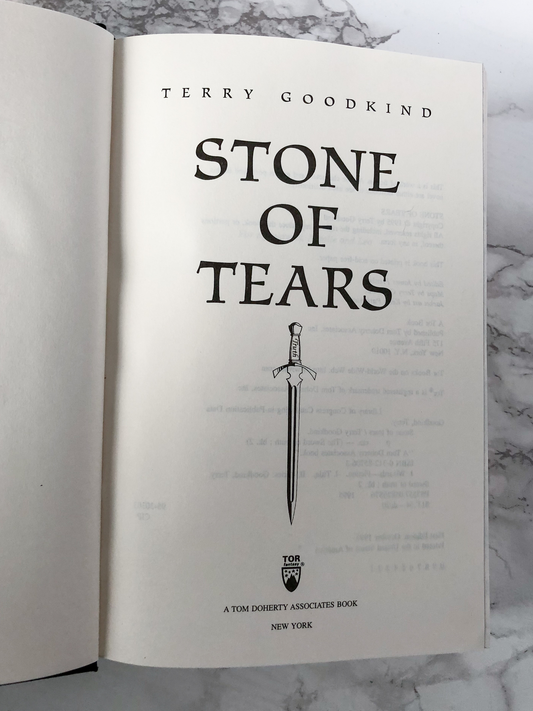 Stone of Tears by Terry Goodkind [FIRST EDITION / FIRST PRINTING] - Bookshop Apocalypse