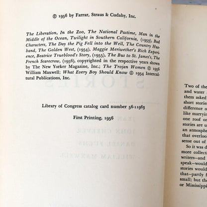 Stories by Jean Stafford, John Cheever, William Maxwell & Daniel Fuchs [FIRST EDITION / 1956]