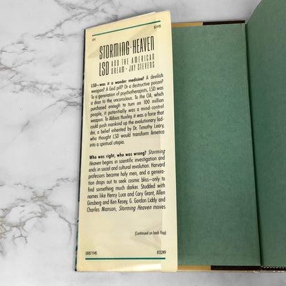 Storming Heaven: LSD and the American Dream by Jay Stevens [FIRST EDITION • FIRST PRINTING] 1987