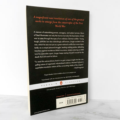 Storm of Steel by Ernst Jünger [PENGUIN CLASSICS PAPERBACK] 2004