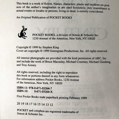 Storm of the Century by Stephen King [1999 TRADE PAPERBACK]