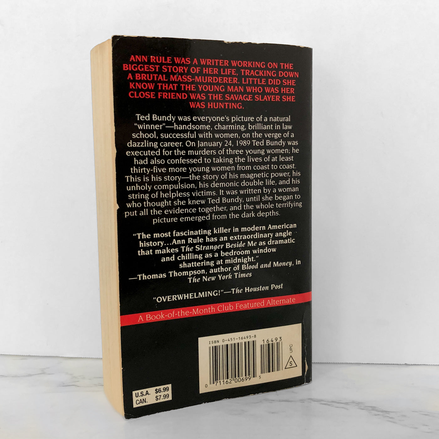 The Stranger Beside Me by Ann Rule [REVISED EDITION PAPERBACK / 1989]