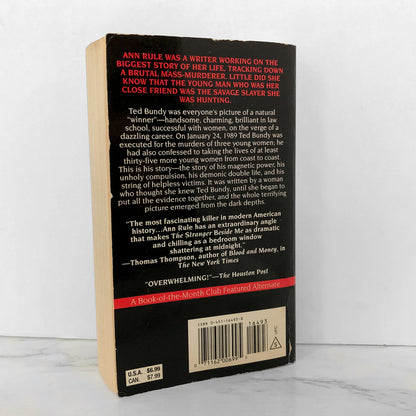 The Stranger Beside Me by Ann Rule [REVISED EDITION PAPERBACK / 1989]