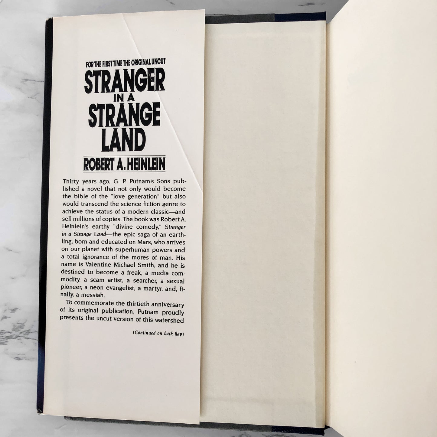 Stranger in a Strange Land [Uncut] by Robert A. Heinlein [ACE BOOK CLUB EDITION / 1991]